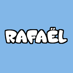 Coloración del nombre RAFAËL