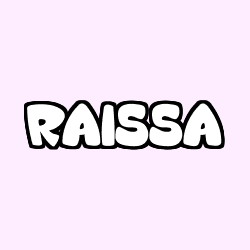 Coloración del nombre RAISSA