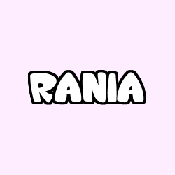 Coloración del nombre RANIA