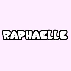 Coloración del nombre RAPHAELLE