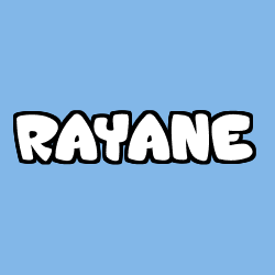 Coloración del nombre RAYANE