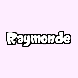 Coloración del nombre Raymonde