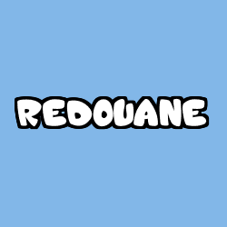 Coloración del nombre REDOUANE