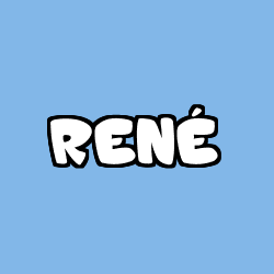 Coloración del nombre RENÉ