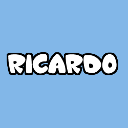 Coloración del nombre RICARDO