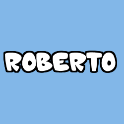 Coloración del nombre ROBERTO