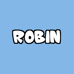 Coloración del nombre ROBIN