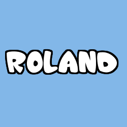 Coloración del nombre ROLAND