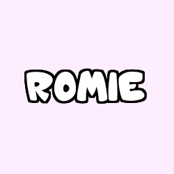 Coloración del nombre ROMIE