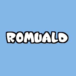 Coloración del nombre ROMUALD