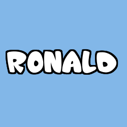 Coloración del nombre RONALD