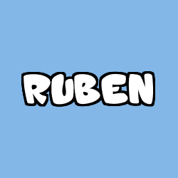 Coloración del nombre RUBEN