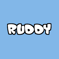 Coloración del nombre RUDDY