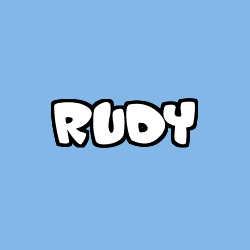 Coloración del nombre RUDY