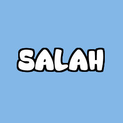 Coloración del nombre SALAH