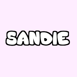 Coloración del nombre SANDIE