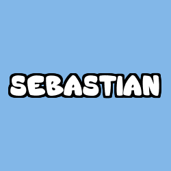 Coloración del nombre SEBASTIAN