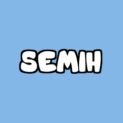 Coloración del nombre SEMIH