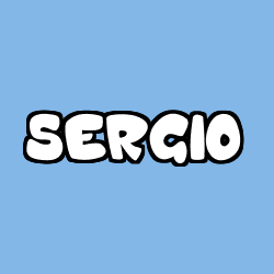 Coloración del nombre SERGIO