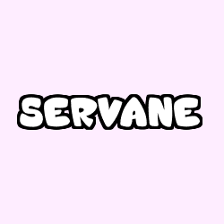 Coloración del nombre SERVANE