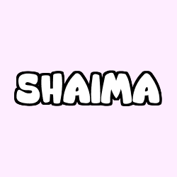 Coloración del nombre SHAIMA