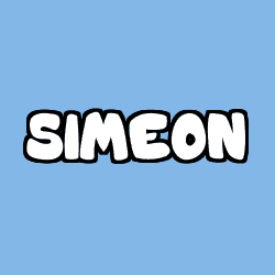 Coloración del nombre SIMEON