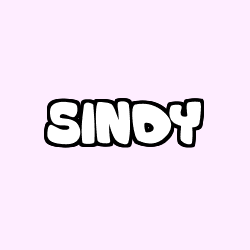 Coloración del nombre SINDY