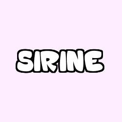 Coloración del nombre SIRINE