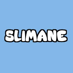 Coloración del nombre SLIMANE