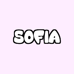 Coloración del nombre SOFIA