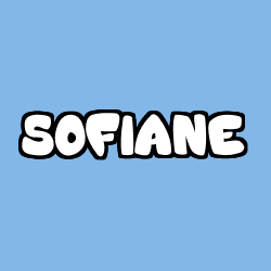 Coloración del nombre SOFIANE