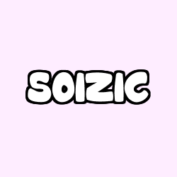 Coloración del nombre SOIZIC