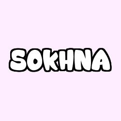 Coloración del nombre SOKHNA