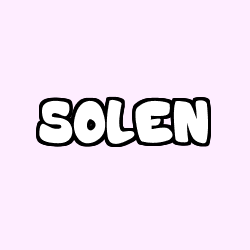 Coloración del nombre SOLEN