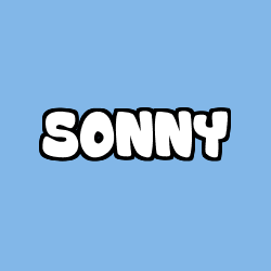 Coloración del nombre SONNY