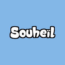 Coloración del nombre Souheïl