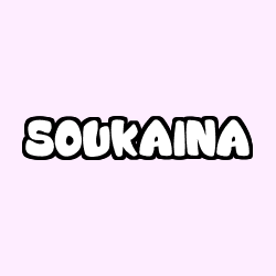 Coloración del nombre SOUKAINA