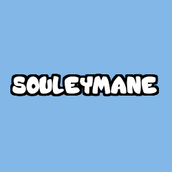 Coloración del nombre SOULEYMANE