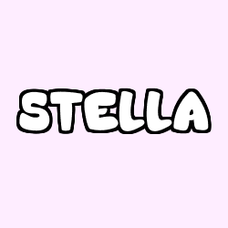 Coloración del nombre STELLA