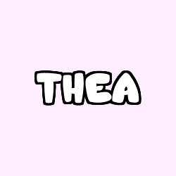 Coloración del nombre THEA