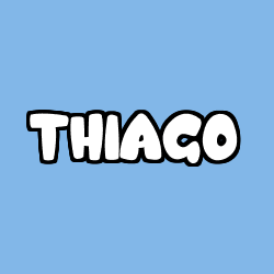 Coloración del nombre THIAGO