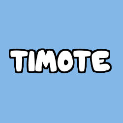 Coloración del nombre TIMOTE