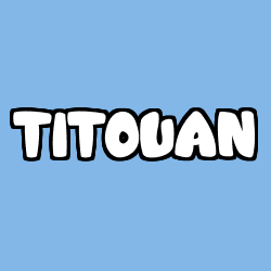 Coloración del nombre TITOUAN