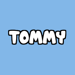 Coloración del nombre TOMMY