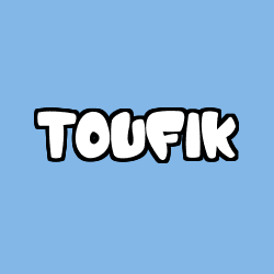 Coloración del nombre TOUFIK