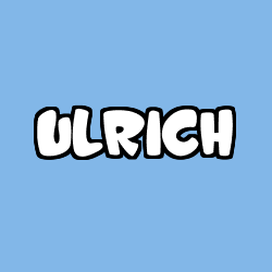 Coloración del nombre ULRICH