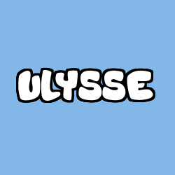 Coloración del nombre ULYSSE