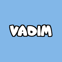 Coloración del nombre VADIM