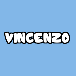 Coloración del nombre VINCENZO