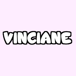 Coloración del nombre VINCIANE